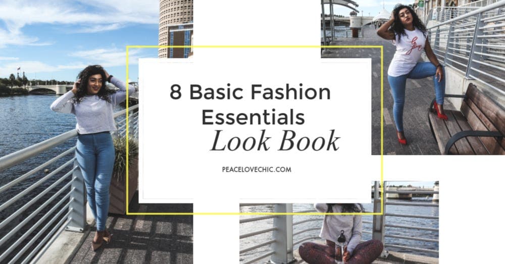 Peace Love Chic eight fashion essentials lookbook cover
